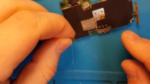 Ремонт коаксиального провода на сотовом телефоне.