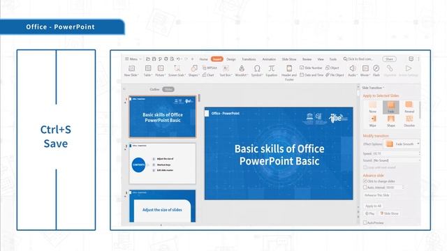 [WPS Office] PPT 2.4: Shortcut keys for saving and closing [Tutorial] смотреть онлайн