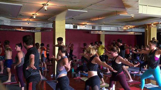 Big Power Yoga class with Music. Powerful flow. смотреть онлайн
