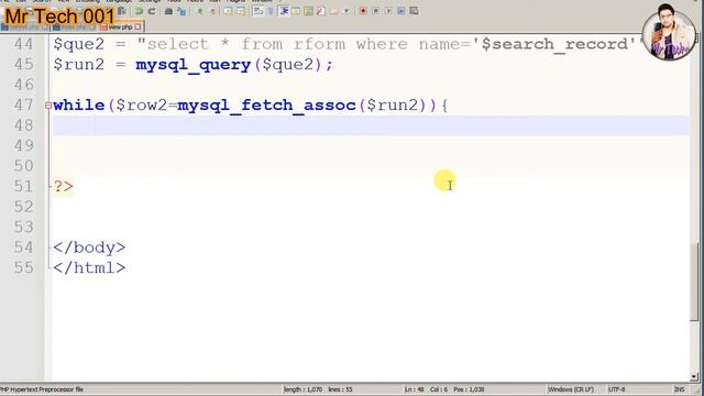 Search And Display Data From MySQL Database|MySQL Search Tutorial|fetch data|PHP Programming-Mr Tec смотреть онлайн