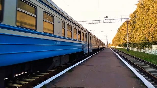 Региональный электропоезд ЕД9М-100 №882 Славутич-Киев-Фастов смотреть онлайн