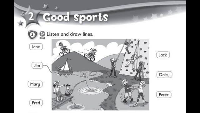 Kid's Box 4, Unit 2, AB p 18, exercise 1 смотреть онлайн