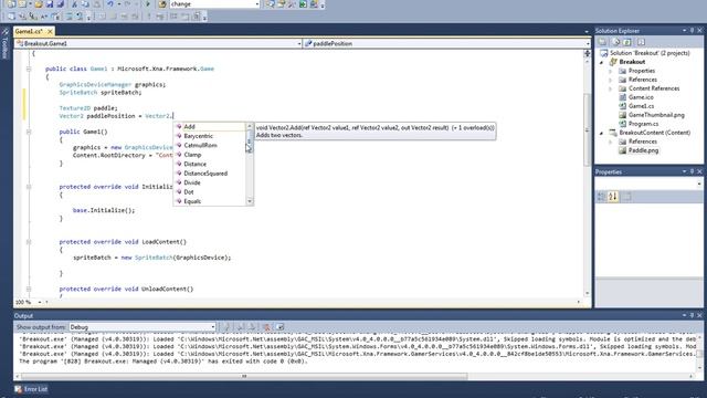 Beginners XNA Game Studio Tutorial - 2 - Loading Sprites смотреть онлайн