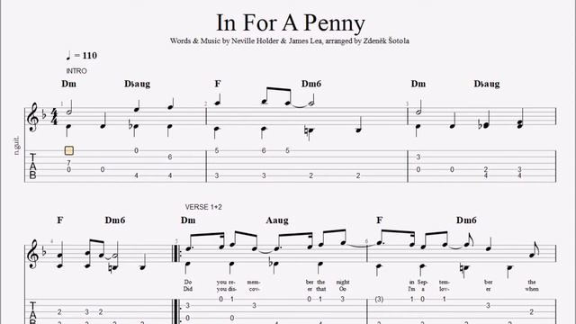 Slade: In For A Penny arranged for fingerstyle guitar смотреть онлайн