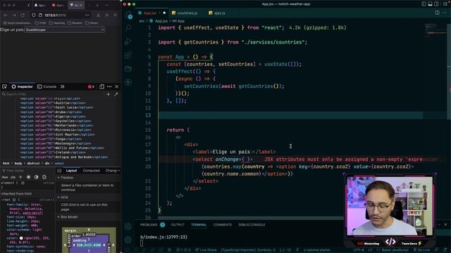 Tutorial React JS - Construyendo una aplicación del clima смотреть онлайн