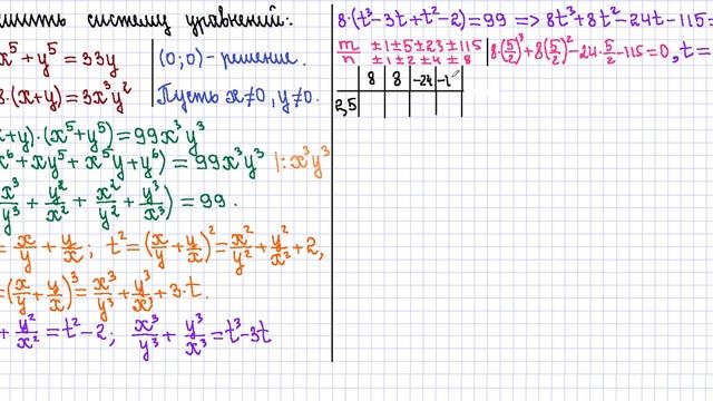 10 класс. Алгебра. Системы уравнений смотреть онлайн