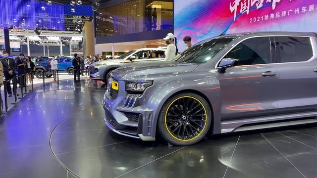 2022 GreatWall POER Supercar Edition Walkaround—2021 Guangzhou Motor Show—2022款长城炮超跑版亮相 смотреть онлайн