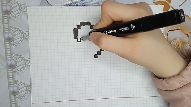 как легко по клеткам нарисовать сердечко? легко и просто смотреть онлайн