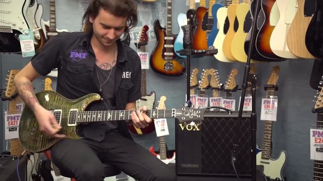 Vox Valvetronix VT20X Modelling Guitar Amp - Demo смотреть онлайн