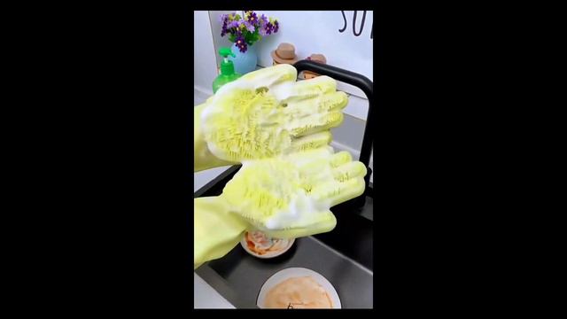 Моющие перчатки для мытья посуды смотреть онлайн