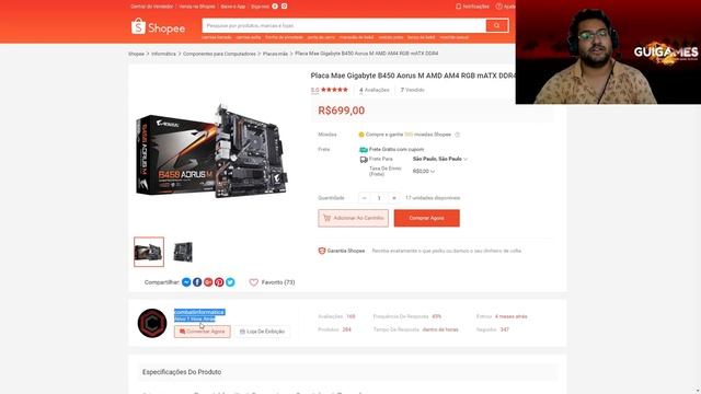 URGÊNCIA ! Promoções Hardware 15/12: AORUS B450 R$ 699 no cartão + Monitor HDR 165hz 1ms R$ 1.129 смотреть онлайн
