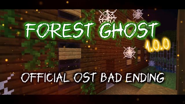 Minecraft horror map Forest Ghost 1.0.0 - Official ost bad ending! Minecraft.⬛