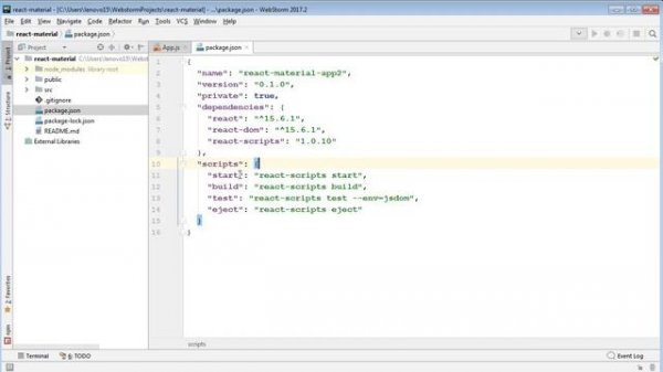 Урок 1  React JS Material UI  Настройка React JS