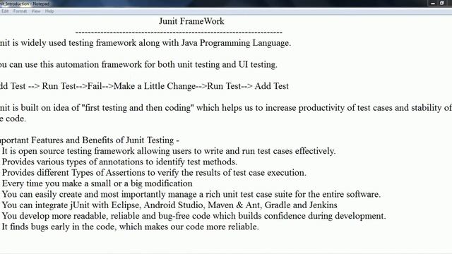 Junit Tutorial - Introduction to Junit Testing Framework смотреть онлайн