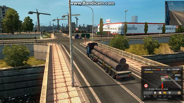 Euro Truck Simulator 2 - Проед через город Париж смотреть онлайн