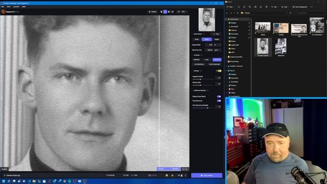 Dave Uses "AI" to Enhance and Restore 4 Old Family Photos смотреть онлайн