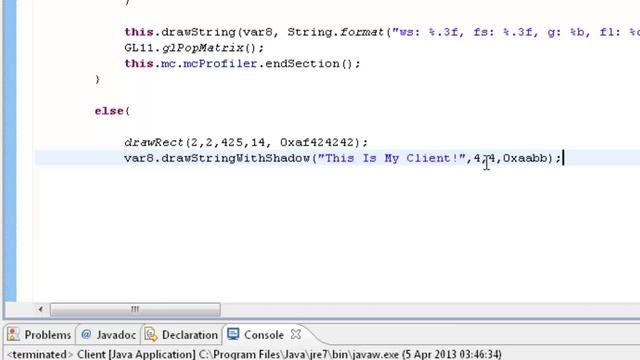 Minecraft Client Coding Tutorial #2 - Basic GUI and Keybinds смотреть онлайн