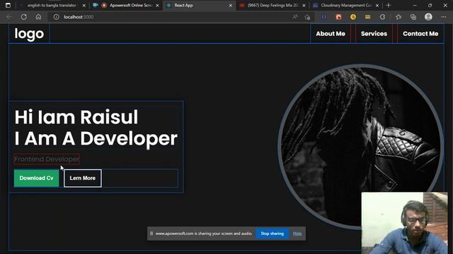 How to create a portfolio project using react.js and sass . DAY: 2 смотреть онлайн