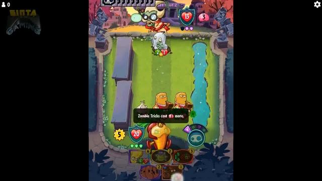 Plants vs Zombies Heroes - Go-Nuts Gameplay with Forget-Me-Nuts смотреть онлайн