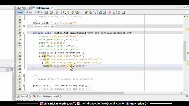 HOW TO SEND A MAIL USING JAVA NETBEANS | JAVA ZONE | EP-3| ENGLISH | KNOWLEDGE ON | смотреть онлайн