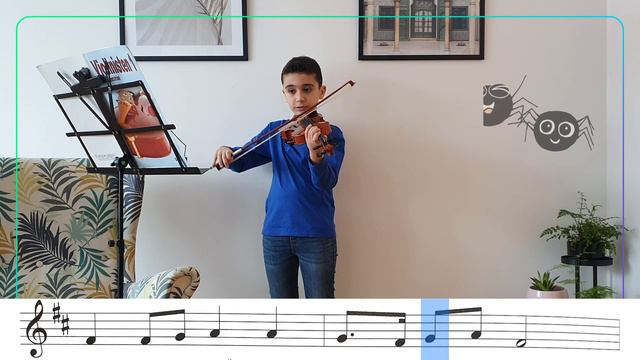Violinisten 1 | Imse Vimse Spindel (Incy Wincy Spider)