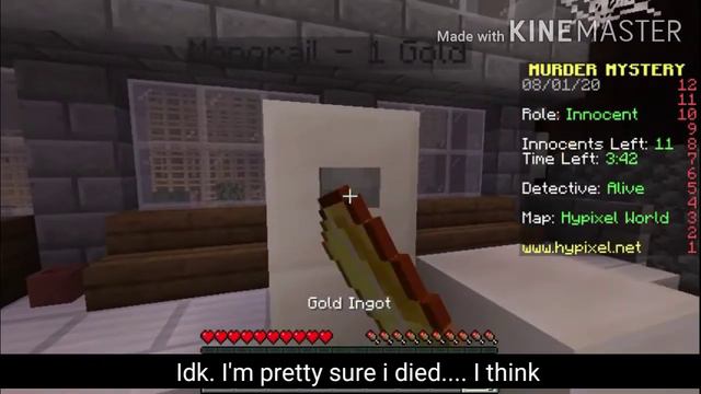 Azzie and Chara play Minecraft murder mystery! (Check description please) смотреть онлайн