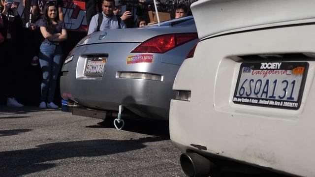 INSANELY LOUD CORVETTE LOSES to an EVO in a 2 Step Competition! смотреть онлайн