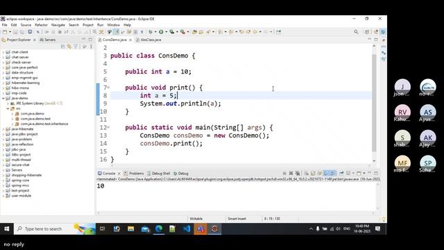 Java Industrial Training | Constructor | Initializers | This and Super Keyword смотреть онлайн