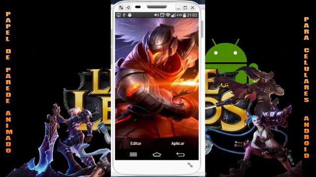 Papel de parede Animado do League of Legends para Android смотреть онлайн