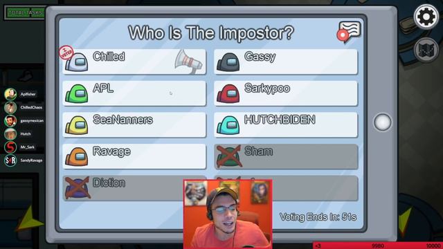 HE'S LITERALLY RUINING EVERYTHING! (Among Us | Funny Moments | Nanners, Sark, Gassy, Hutch, & More) смотреть онлайн