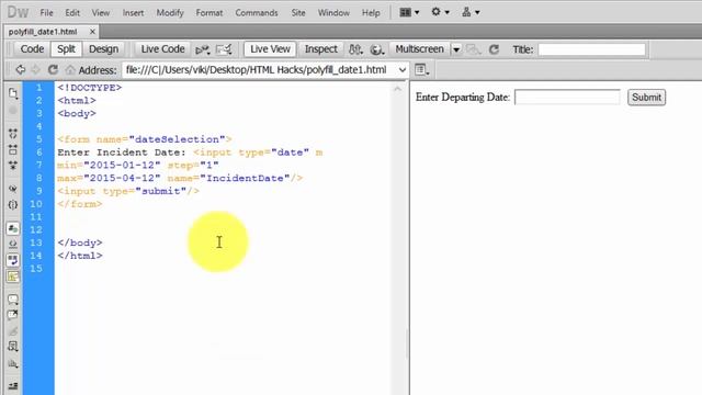 HTML Hacks - How to set calendar date selection with Minimum and Maximum value? смотреть онлайн