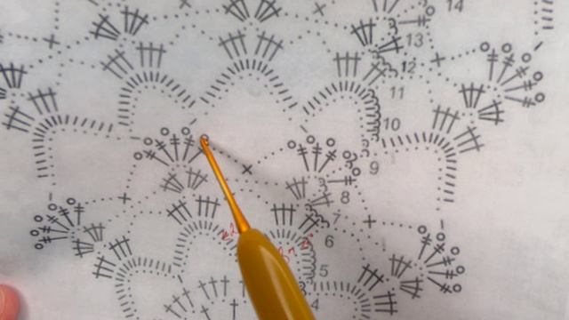 Ажурный берет вязание крючком