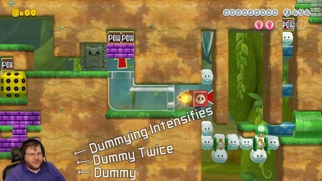 Yup! That's a thing that happened! - Super Mario Maker 2 Troll Level смотреть онлайн