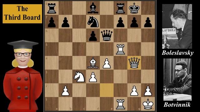 Botvinnik vs Boleslavsky, 1943, Sicilian Defense Boleslavsky Variation, PART 1 смотреть онлайн