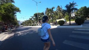 Ньячанг (Nha Trang). Апрель 2019. поход от отеля Dendro gold hotel до моря.