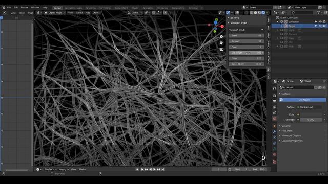 [Demo] Fungal Hyphae Microscope - blender animation nodes; noding-product смотреть онлайн