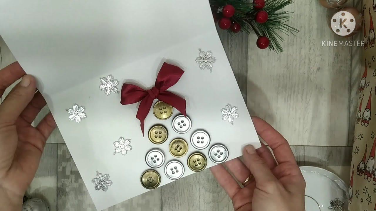 Рождественские открытки своими руками. смотреть онлайн