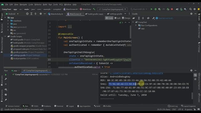 Easily Implement One-Tap Sign in with Google in your Android App with Jetpack Compose смотреть онлайн