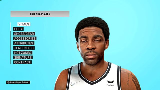 KYRIE IRVING CYBERFACE FOR NBA2K MODDED смотреть онлайн
