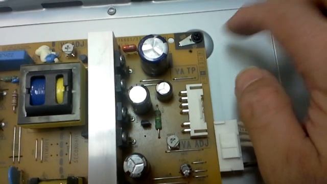 Troubleshooting and fixing LG 42PA4500-UF not starting, no Va & Vs voltages смотреть онлайн
