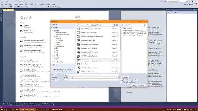 Asp.Net MVC 5 - First Application in Mvc смотреть онлайн