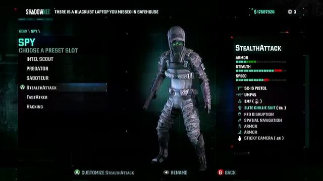Splinter Cell Blacklist Multiplayer Best weapons and gear Spies vs Merc (GameMode Blacklist) смотреть онлайн