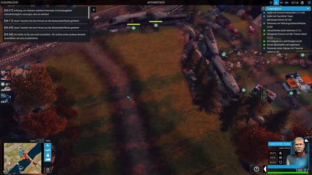 EMERGENCY 20 #6: Entgleister Zug! Rettung beim Zugunglück | Rettungs-Simulation Gameplay смотреть онлайн