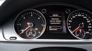 Сброс ТО и Замены масла Passat CC