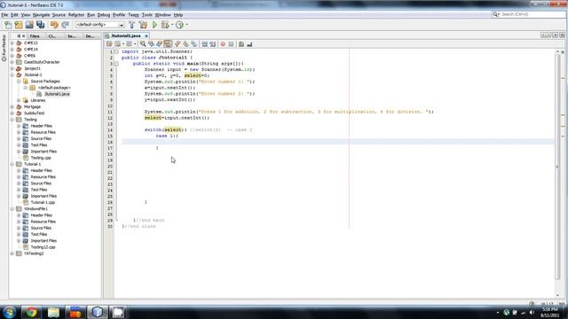 BeginnersJava.com -- Java- Lesson 14 -- Case logic / structure / breaking. смотреть онлайн