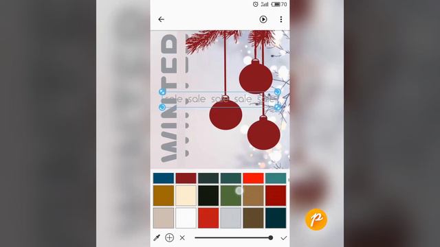 How to create a New Year Post for sale | Christmas instagram poster | Posters app смотреть онлайн