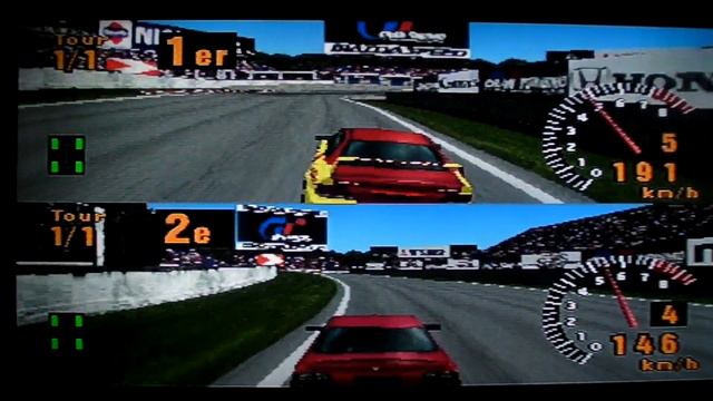 Gran Turismo 1 : Mitsubishi Galant vs Honda Accord смотреть онлайн