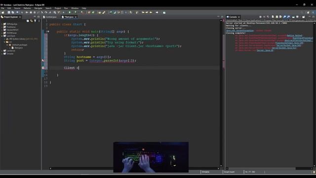 Coding ASMR - LAN chat using java sockets - No Talking смотреть онлайн