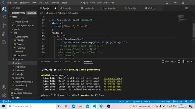 17 React vs JavaScript render list in Telugu смотреть онлайн