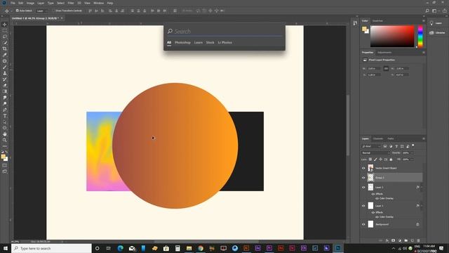 Abstract colors Gradient Effect in Adobe Photoshop 2020 смотреть онлайн